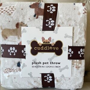 Dachshund Plush Pet Throw blanket